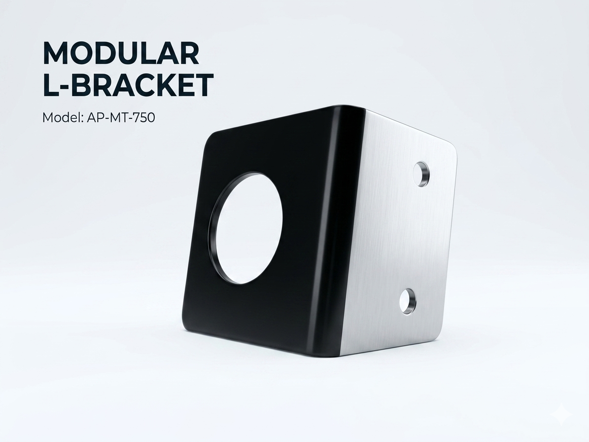 Modular L-bracket and mounting supplies